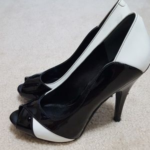 Open toe high heels